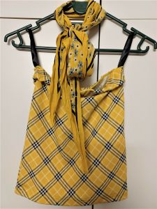 Kids Costumes to Hire - Yellow Tartan Skirt - 9 Years